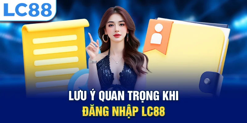 Lưu ý quan trọng khi đăng nhập lc88